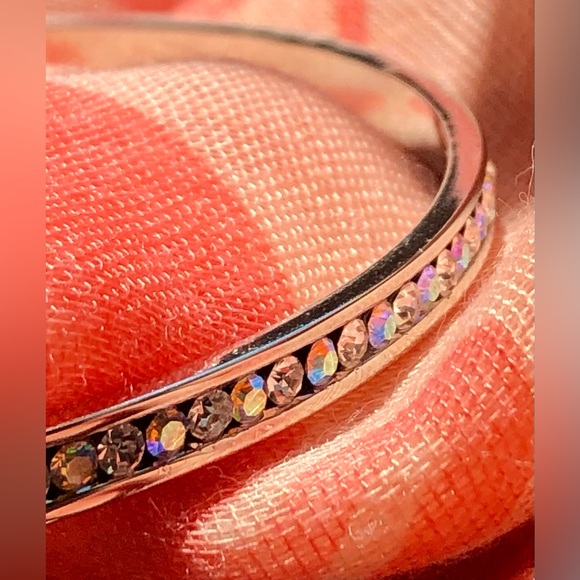 Silver Tone Bangle Bracelet - Picture 4 of 9